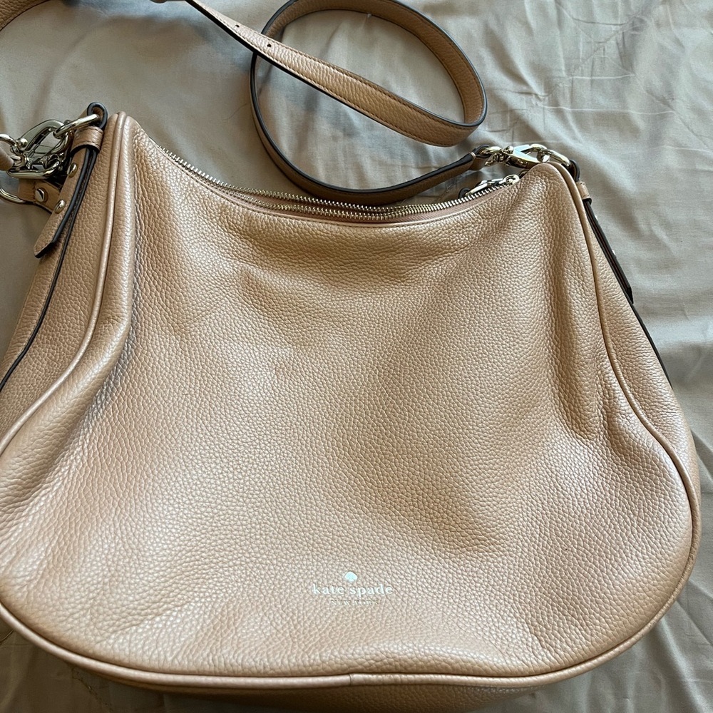 Kate Spade Tan Leather Shoulder Bag